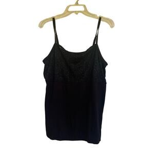 Lane Bryant Black Lace Cami/Tank Women's Size 14/16